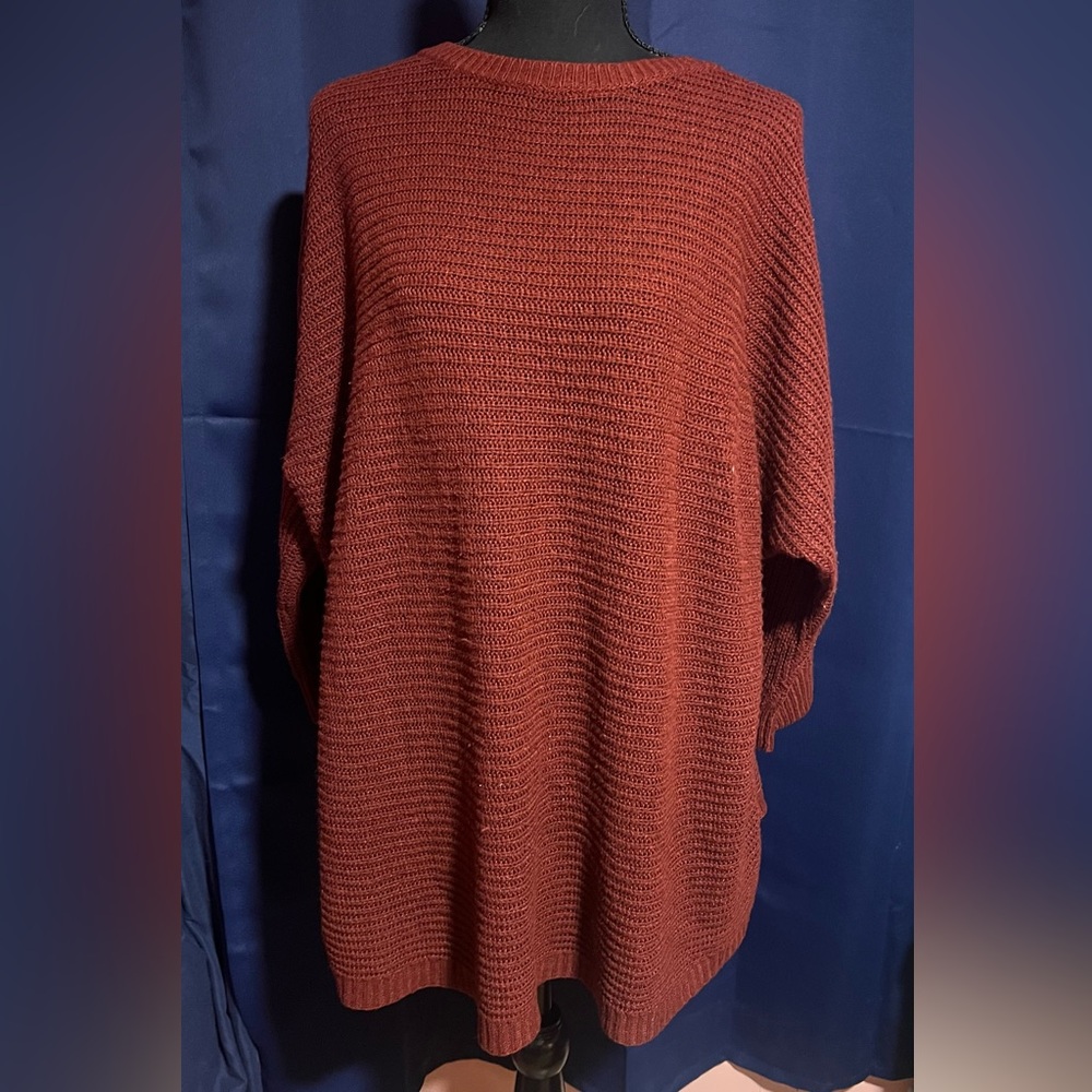 Elegant Brick Red Women's Sweater